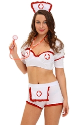 День медработника - Комплект медсестры с шортиками