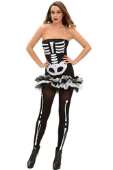 Скелеты и Зомби - Короткое платье Скелета