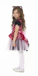 Праздничные костюмы - Кошка-тигр розовая Матильда