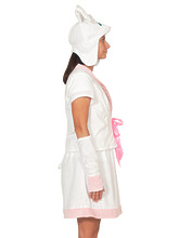 Женские костюмы - Костюм белого зайца для взрослых