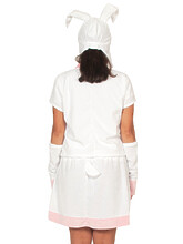 Женские костюмы - Костюм белого зайца для взрослых