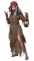 Страшные костюмы - Костюм болотной ведьмы взрослый