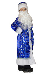 Новогодние костюмы - Костюм Дед Мороза синий