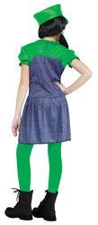 Детские костюмы - Костюм для девочек Луиджи зеленый
