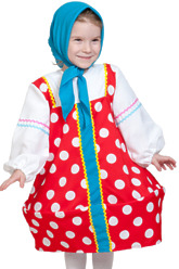 Русские народные костюмы - Костюм для девочек Матрёшка