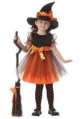 Страшные костюмы - Костюм доброй ведьмочки детский