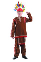 Национальные костюмы - Костюм индейца детский