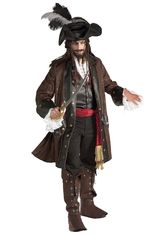 Пираты и капитаны - Костюм карибского пирата Deluxe