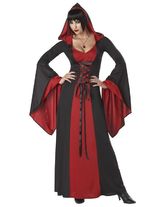 Страшные костюмы - Костюм красно-черной вампирши