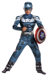 Супергерои - Костюм мальчика Капитана Америки