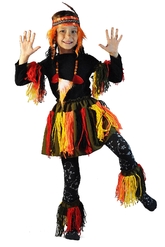 Детские костюмы - Костюм папуаса для девочек
