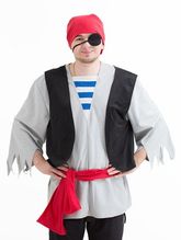Моряки и морячки - Костюм пирата для взрослых