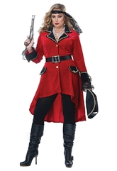 Профессии и униформа - Костюм Пиратки в красном