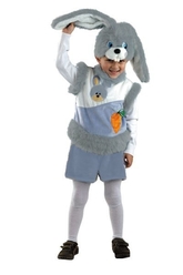 Праздничные костюмы - Костюм серого зайчика детский