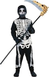 Страшные костюмы - Костюм скелета для детей