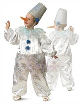 Новогодние костюмы - Костюм снеговика Снежка