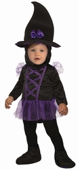 Страшные костюмы - Костюм ведьмочки для малыша