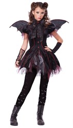 Страшные костюмы - Костюм викторианской вампирши подростковый