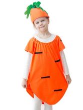 Смешные костюмы - Костюм яркой морковки
