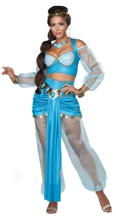 Принцессы - Костюм Жасмин в голубом