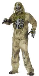 Страшные костюмы - Костюм зомби скелетона