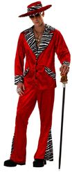 Ретро-костюмы 50-х годов - Красный костюм сутенера