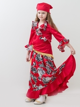 Костюмы для девочек - Красный костюм цыганочки