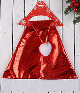Праздничные костюмы - Красный новогодний колпак с голографией