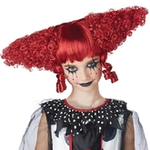 Смешные костюмы - Красный парик злого клоуна