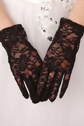 Для костюмов - Кружевные черные перчатки