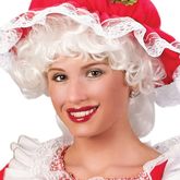 Дед Мороз и Снегурочка - Кудрявый парик пепельной блондинки