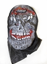 Страшные костюмы - Латексная маска черепа