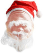 Латексная маска Деда Мороза