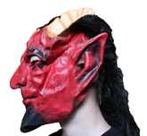 Дьяволы и дьяволицы - Латексная маска Дьявола