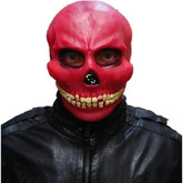 Мужские костюмы - Латексная маска красного черепа
