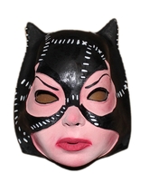 Супергерои и комиксы - Латексная маска Женщины кошки