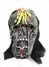 Страшные костюмы - Маска черепа с рукой
