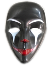 Карнавальные маски - Маска черного клоуна