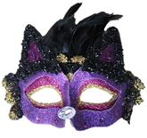 Карнавальные маски - Маска фиолетового Котика