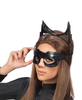 Карнавальные маски - Маска и ушки женщины-кошки