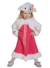 Детские костюмы - Маскарадный костюм овечки кудряшки