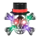 Зомби - Медальон светящийся череп