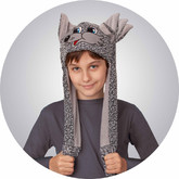 Детские костюмы - Меховая шапочка-маска Волка