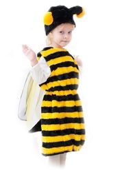 Пчелки и бабочки - Меховой костюм Пчелки