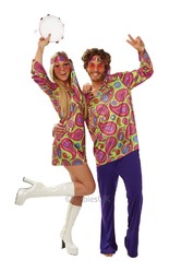 Ретро-костюмы 70-х годов - Мужской костюм Хиппи 70-хх