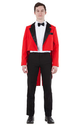 Ретро-костюмы 80-х годов - Мужской красный фрак