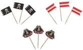 Пираты и разбойники - Набор шпажек Пират 12 шт