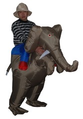 Слоны - Надувной костюм На слоне
