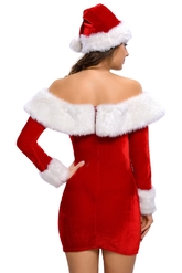 Дед Мороз и Снегурочка - Нарядный костюм Девушки Санты
