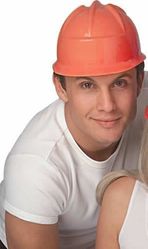 Профессии и униформа - Оранжевая строительная каска